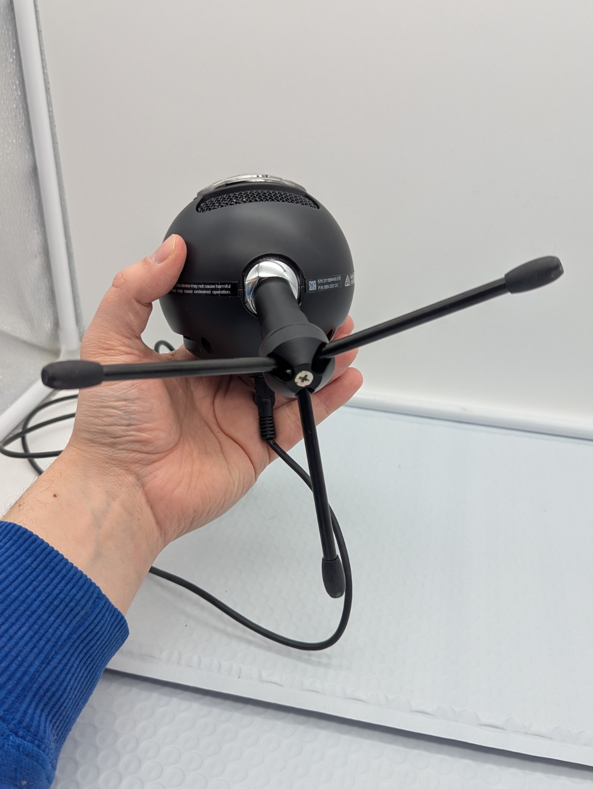 Blue Microphones Snowball Ice A00122 Black Plug & Play USB Condenser Microphone