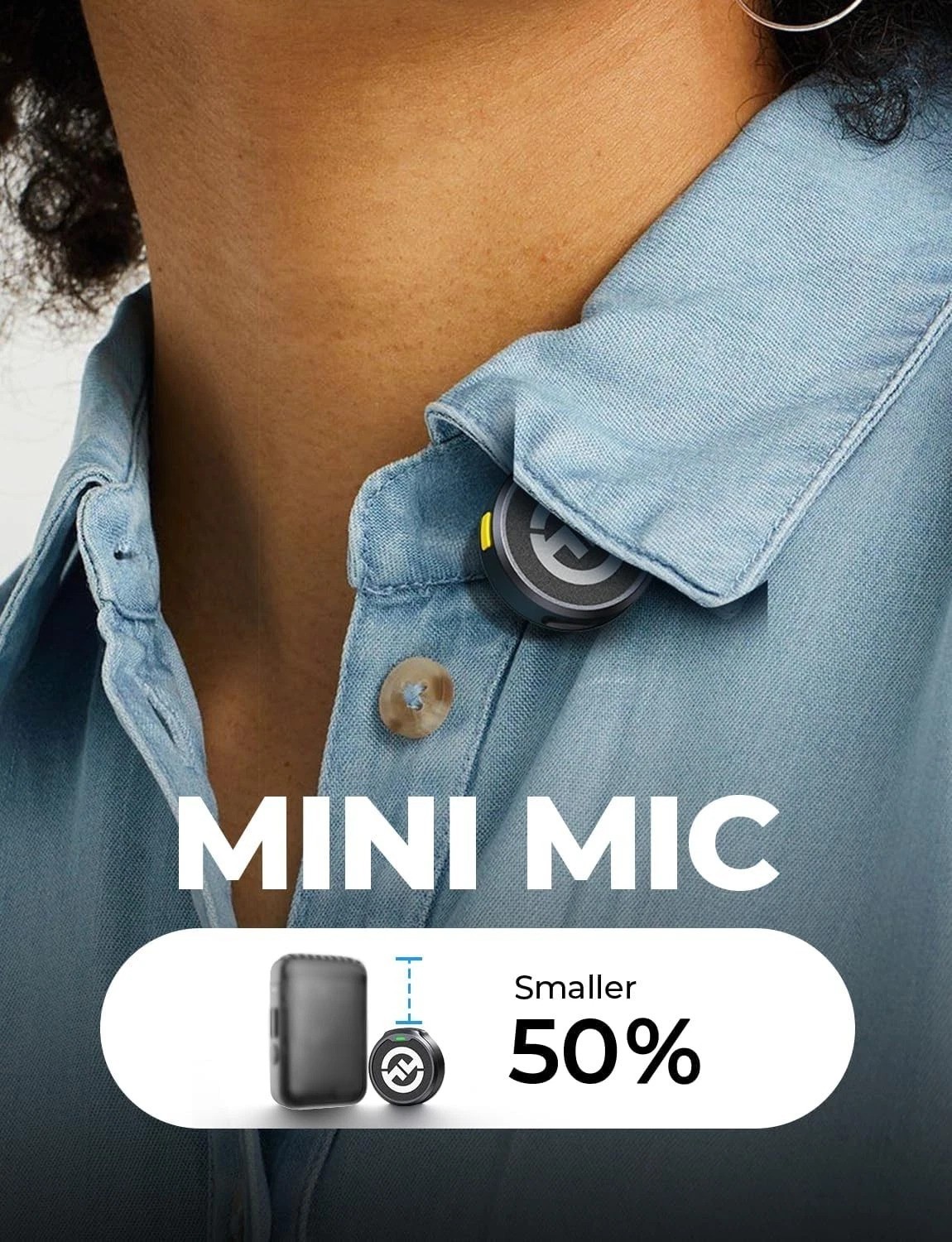 Lark M2 Wireless Microphone for iPhone/Camera/Android/PC, 48kHz/24-bit High F…