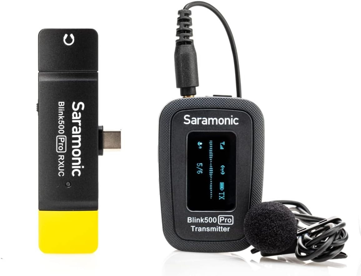 Saramonic Advanced Blink500 Pro B5 Dual-Channel 2.4G Wireless Mic System, Black