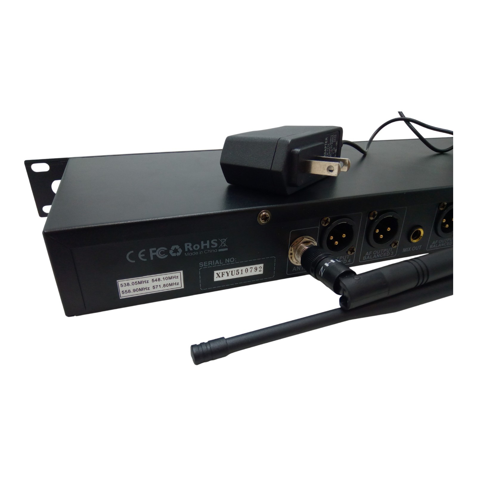 Phenyx Pro PTU-5000 Wireless Microphone Receiver w/ Adapter & Antenna *NO MICS*