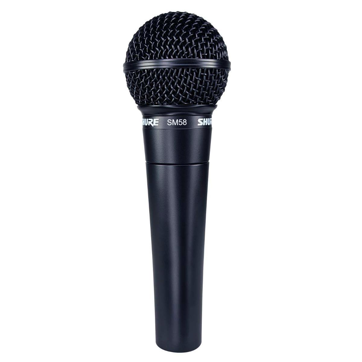 Shure SM58 Special Black Edition Cardioid Dynamic Vocal DJ Band Wired Microphone