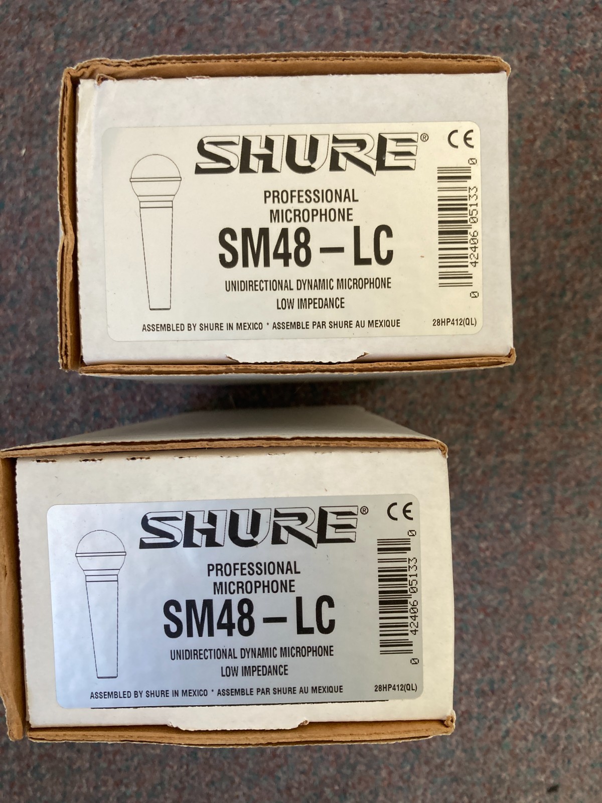 Shure SM48-LC – Unidirectional | Dynamic Microphone – New in Box