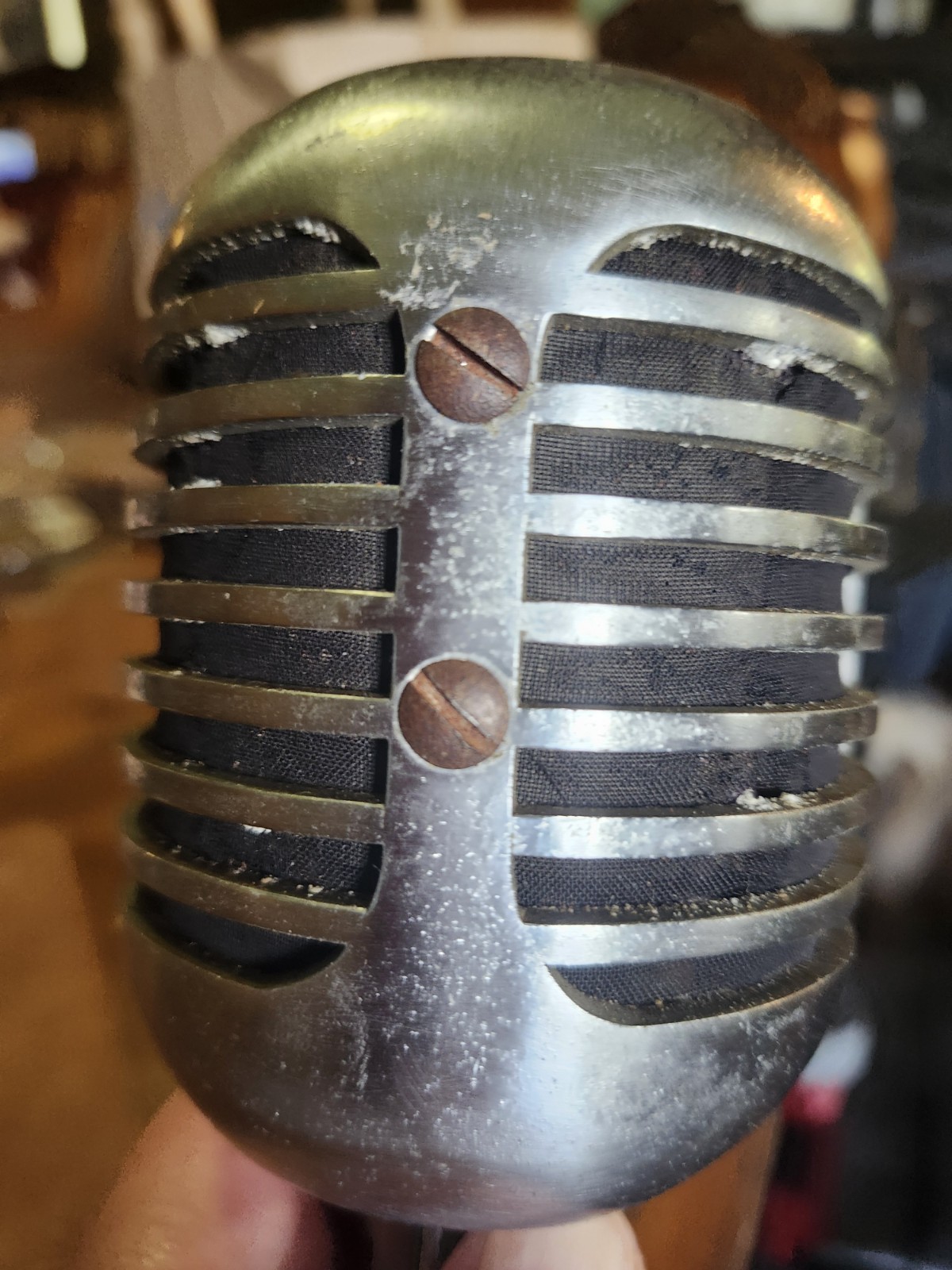 Shure 55C Evis Vocal Microphone . Previously Working But Lost Cable.