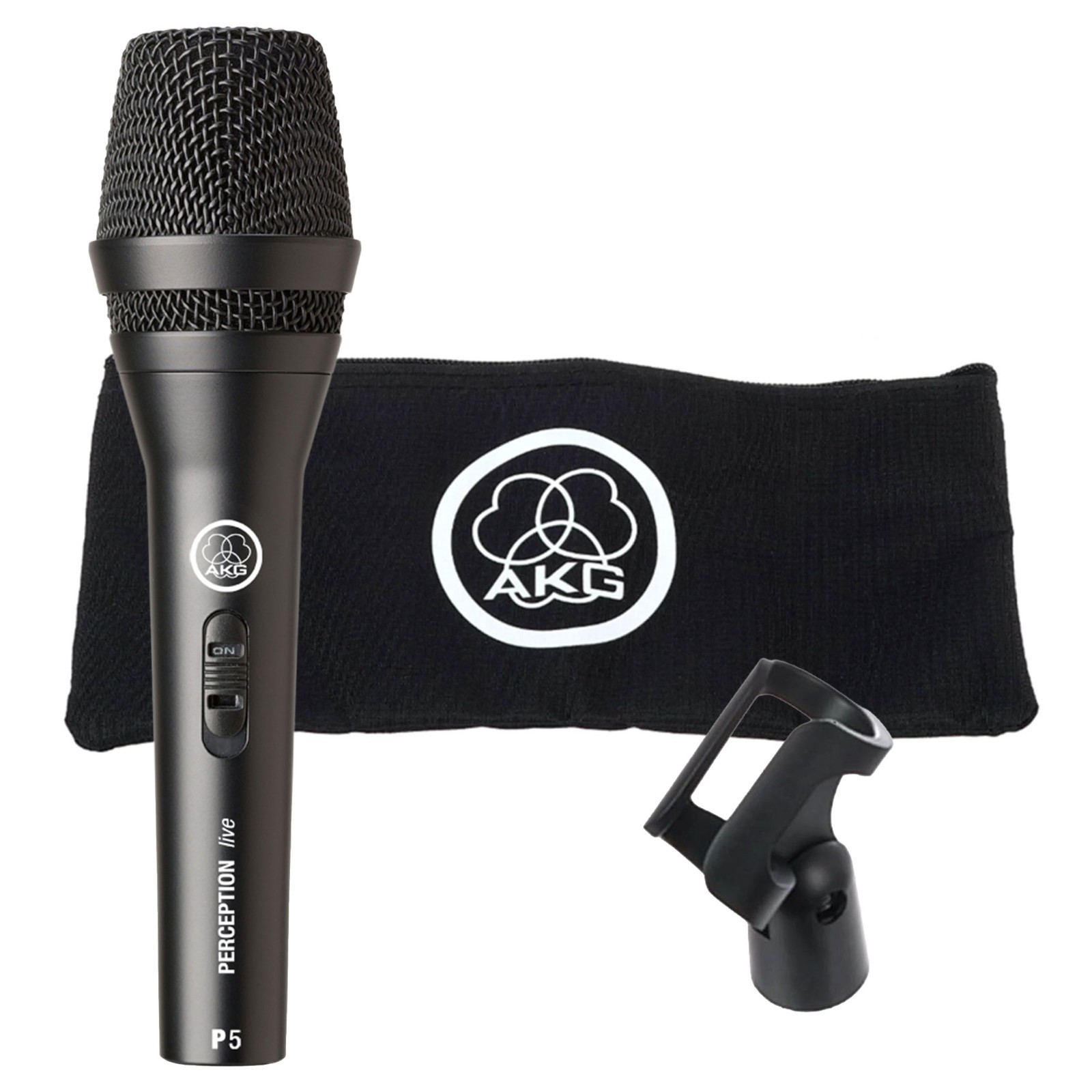 AKG P5 S Supercardioid Dynamic Vocal Microphone XLR Switch Live Performance