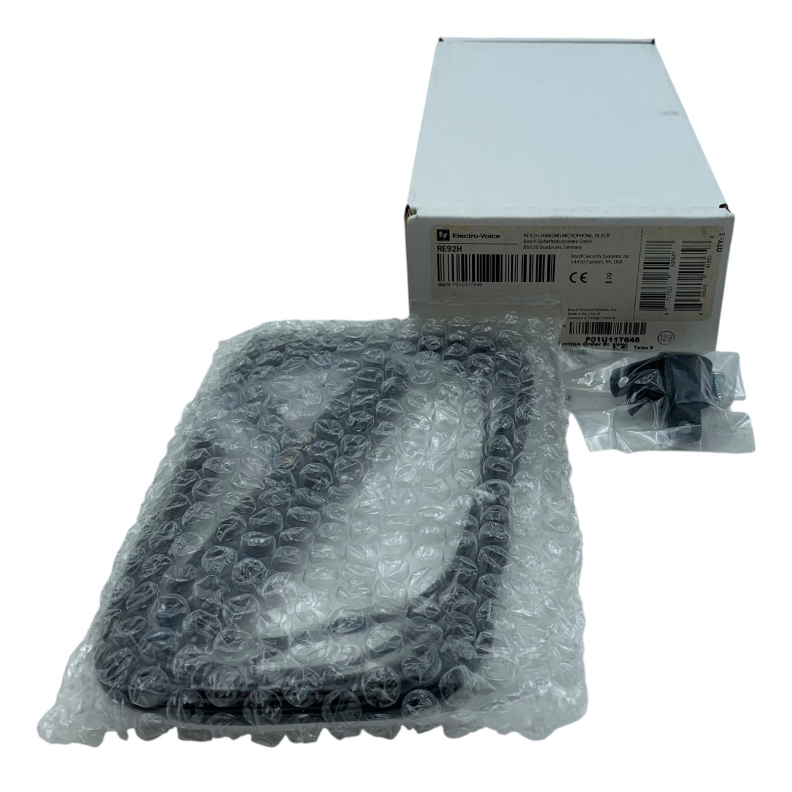 EV RE92H Unidirectional Condenser Hanging Microphone – Black – BRAND NEW