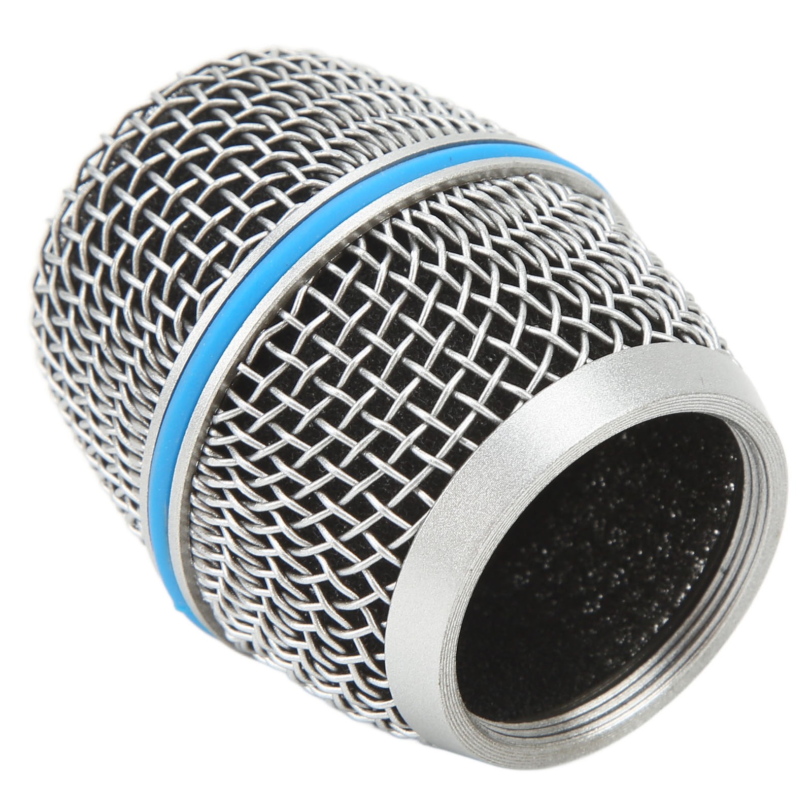 Microphone Ball Head Mesh Grill Inner Foam Filter Stainless Steel Grille Mic BEA