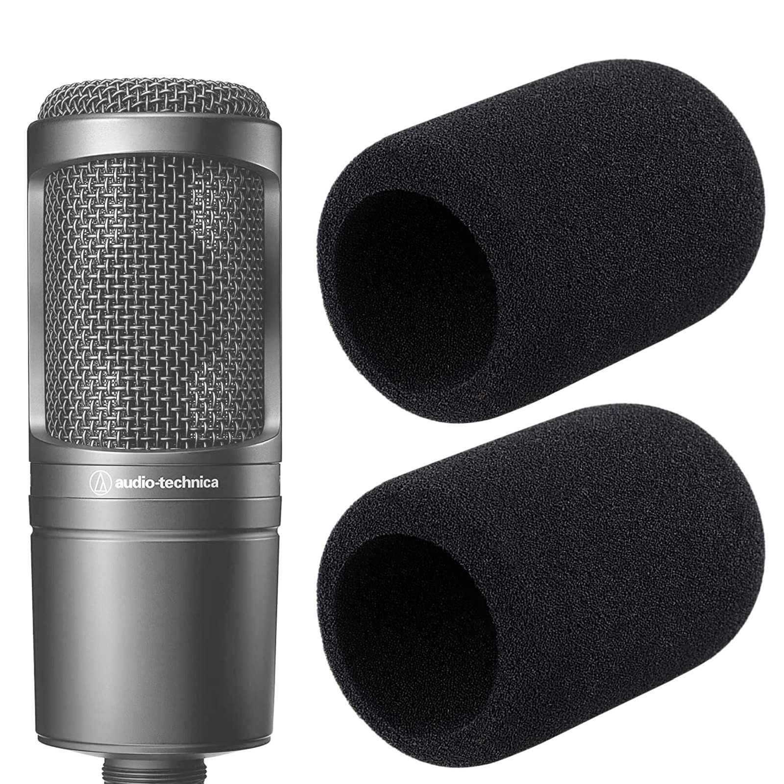 Audio Technica AT2020 Pop Filter 2 Windscreens for AT2020 & AT 2035 Microphones