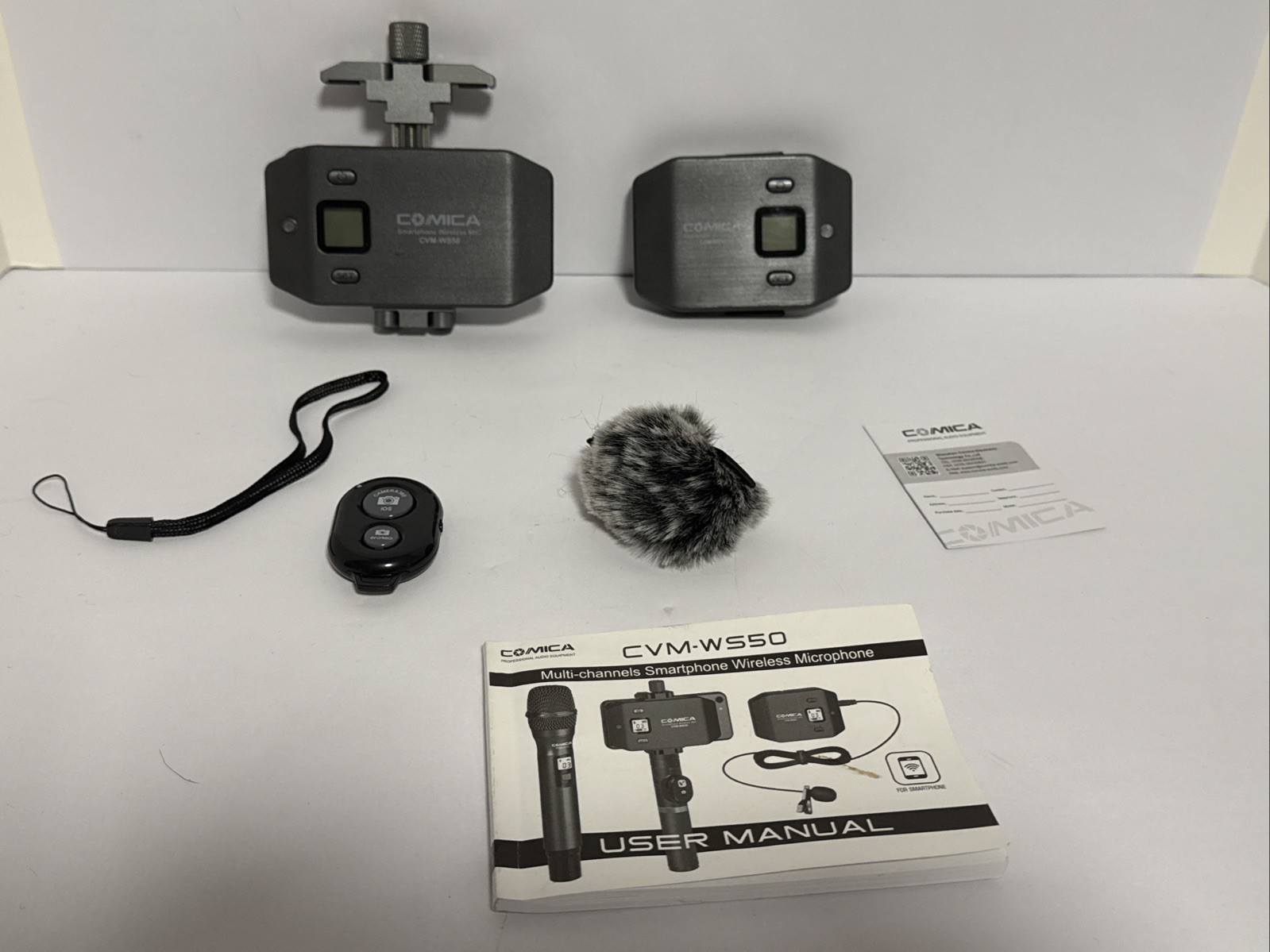 Wireless Lavalier CoMica CVM-WS50 for Smartphones /Read