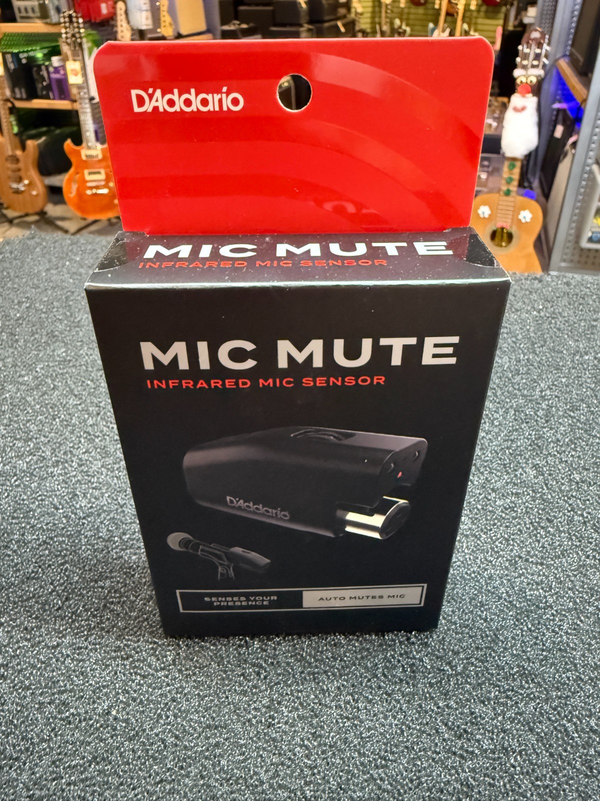 D’Addario IR Mic Mute Infared Mic Microphone Sensor with BOX In Black