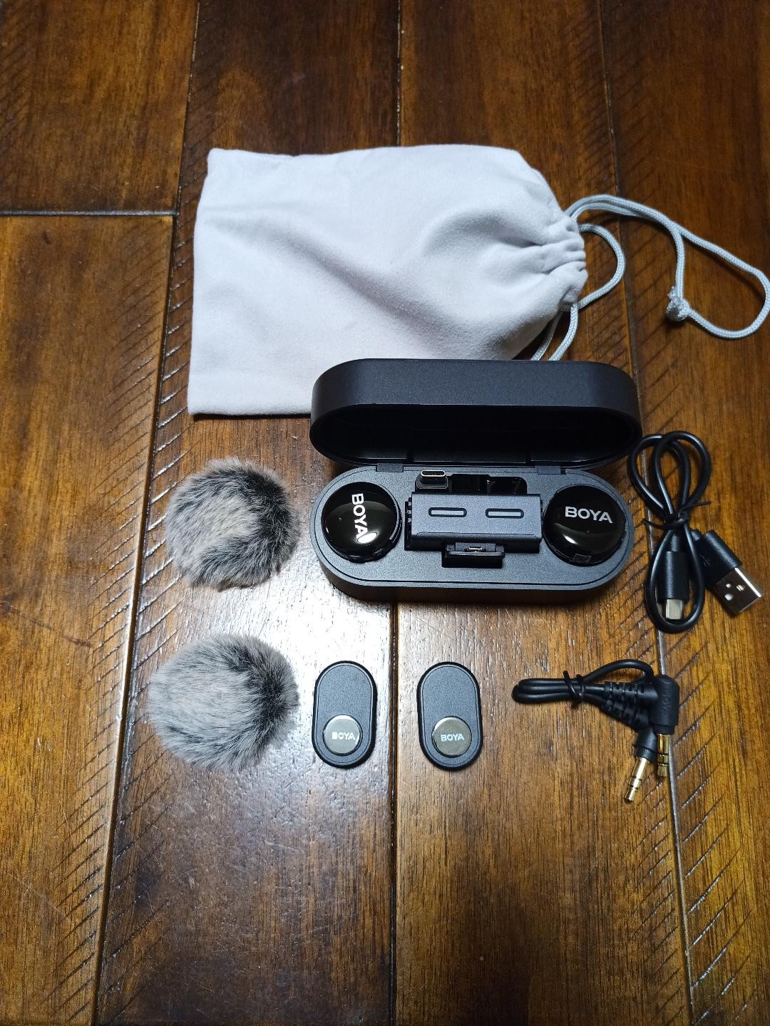BOYA BOYALINK 3 Wireless Lavalier Mini Microphones USB Type C