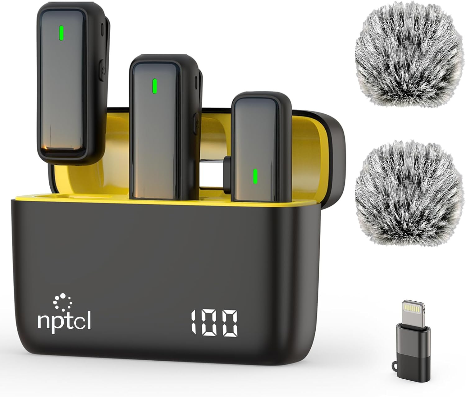 Wireless Lavalier Microphone for Iphone Android Phone – USB Type C Mini Micropho