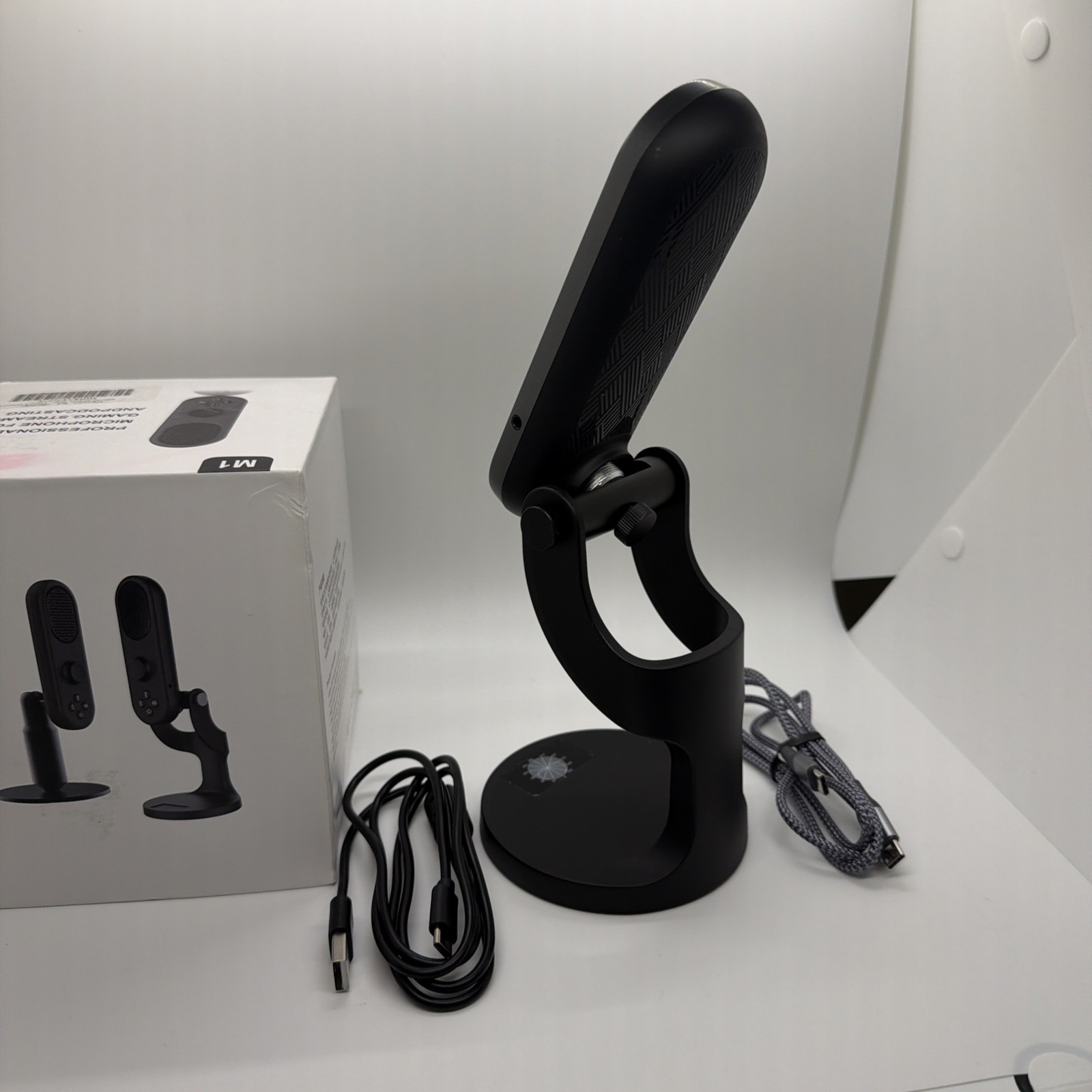 M1 USB Microphone Plug & Play MIC Noise Cancelling 360°
