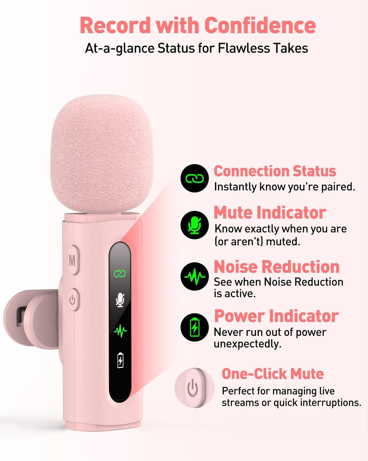 USB C Lavalier Microphone Wireless Mini Mic for TypeC Android /Tablet/PC Vide…