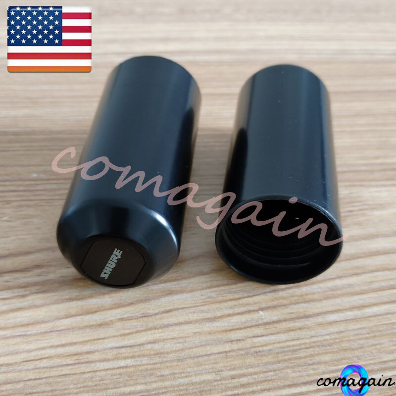 2* Black Wireless Mic Battery Cover for Shure PGX24 SM58 SLX24 PG58 BETA58A
