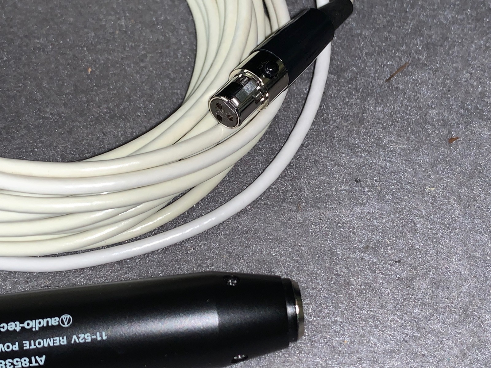 Audio-technica U853RW Cardioid Condenser Mic w/AT8538 Remote Power Module+