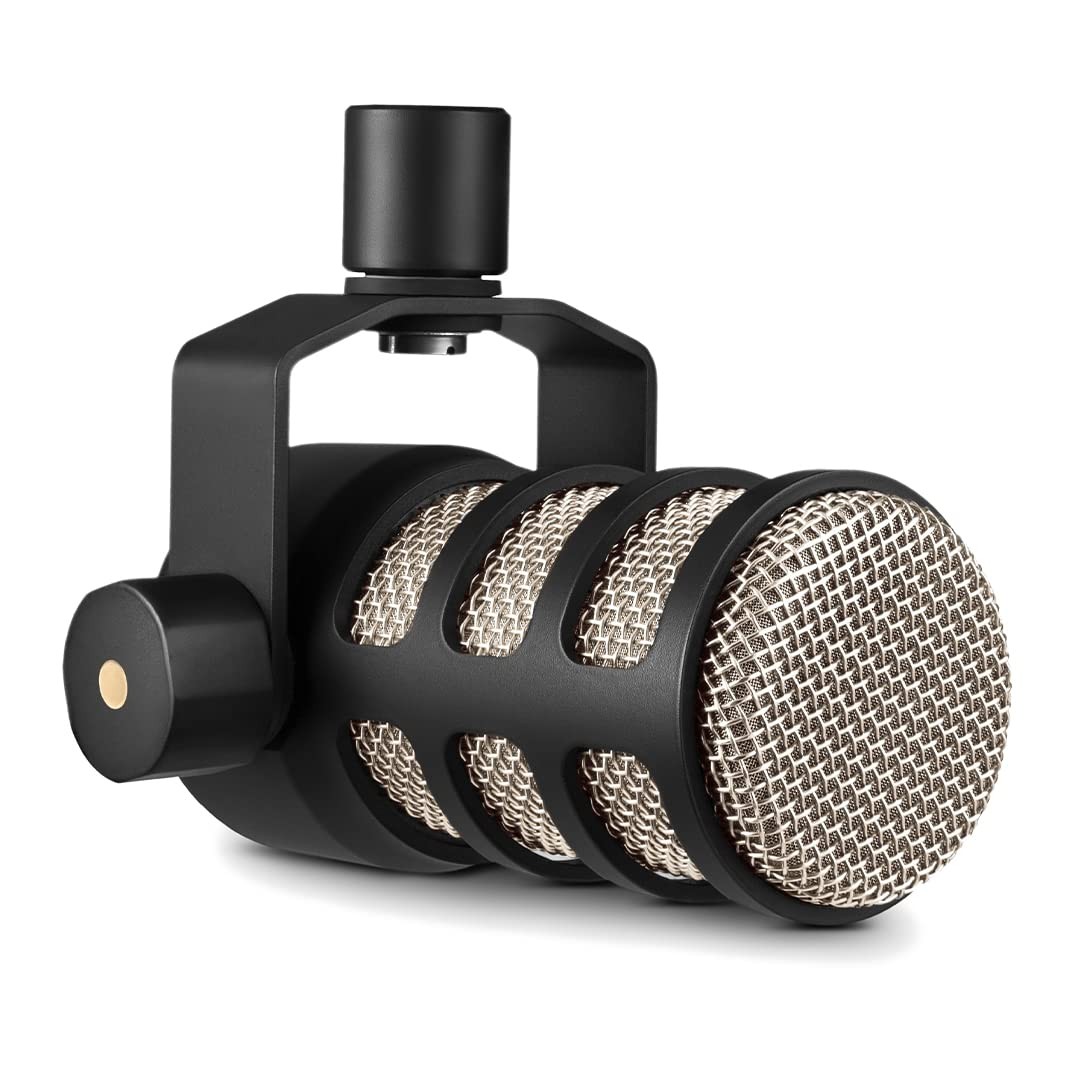 RØDE PodMic Cardioid Dynamic Broadcast Microphone — XLR 4.10, Black