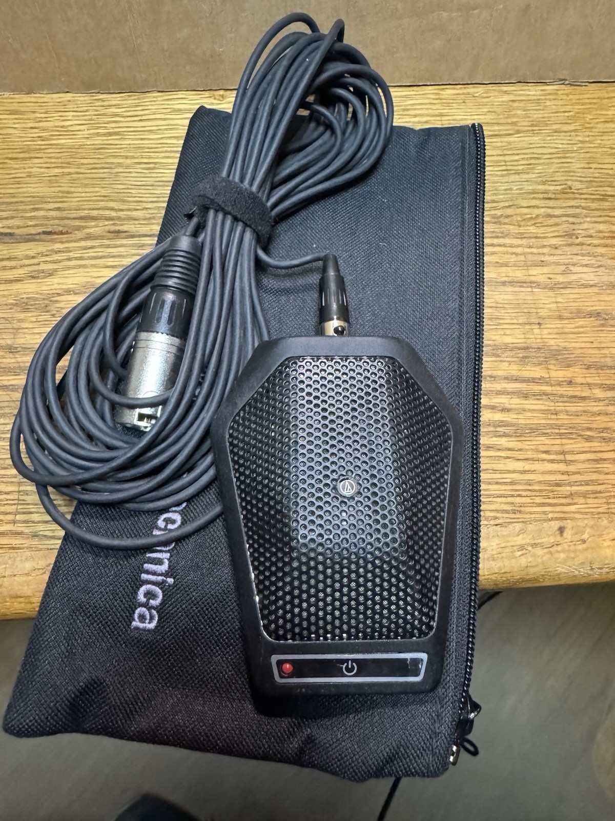 Audio-Technica U891R Unidirectional Condenser Boundary Microphone with Cable