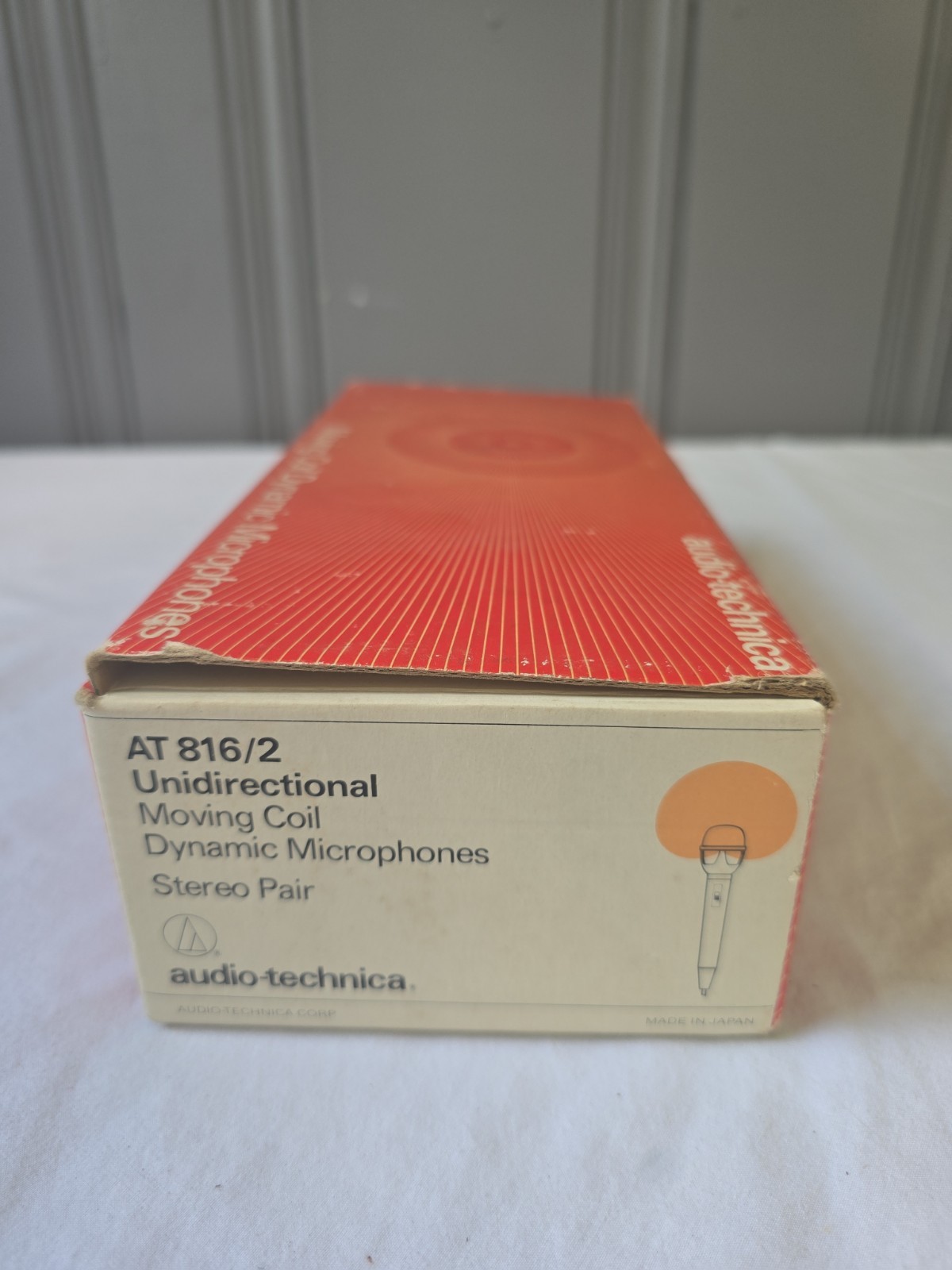 Audio Technica AT816 Microphone Open Box Complete Vintage Band Gear