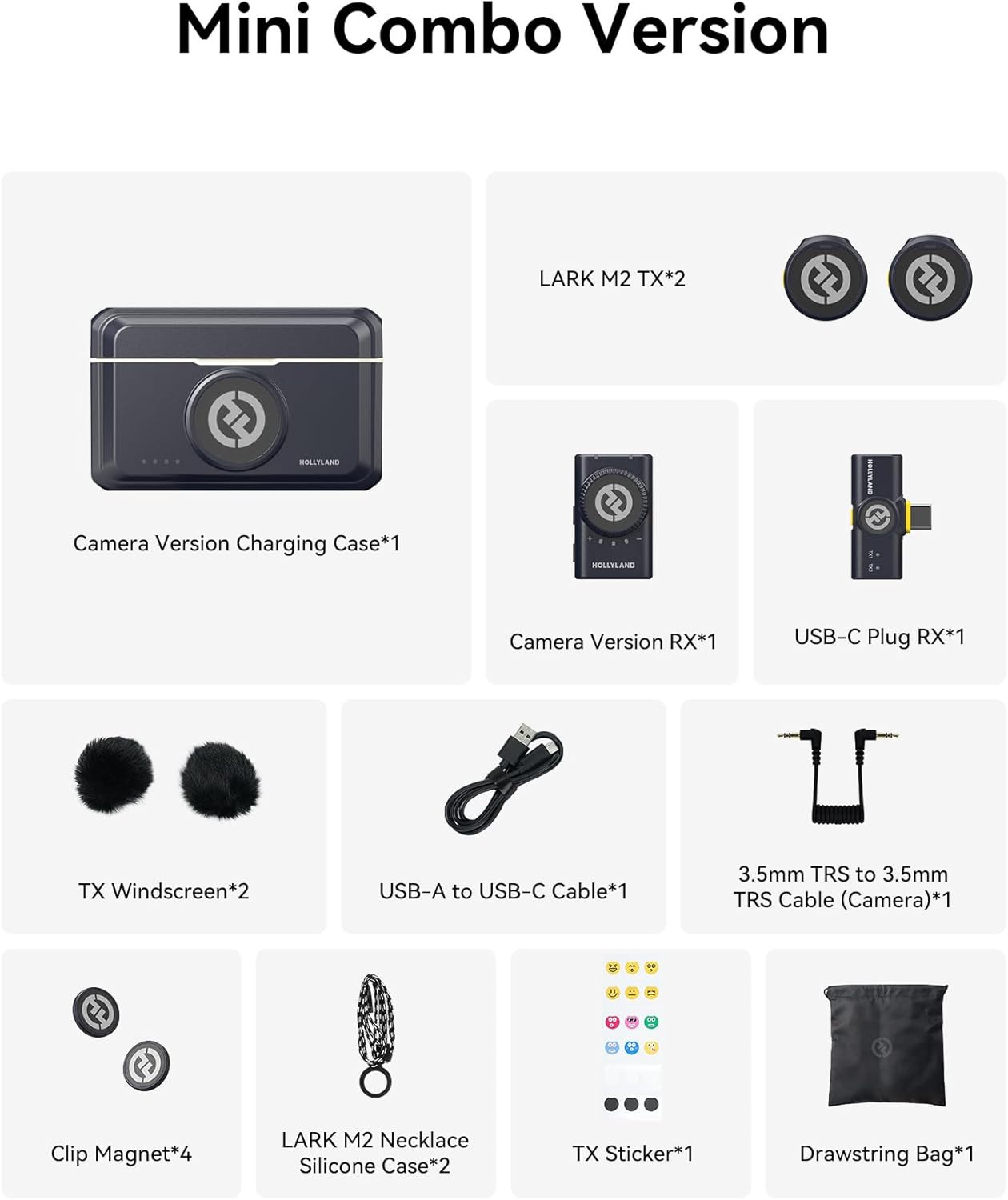Lark M2 Wireless Microphone for Iphone/Camera/Android/Pc