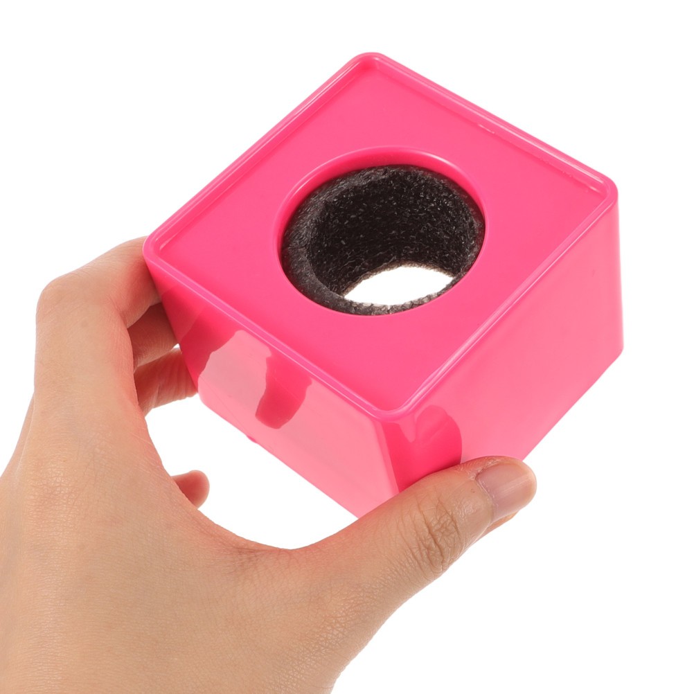 3Pcs Durable Plastic Mic Flag Cubes Portable for Podcast Logo Branding