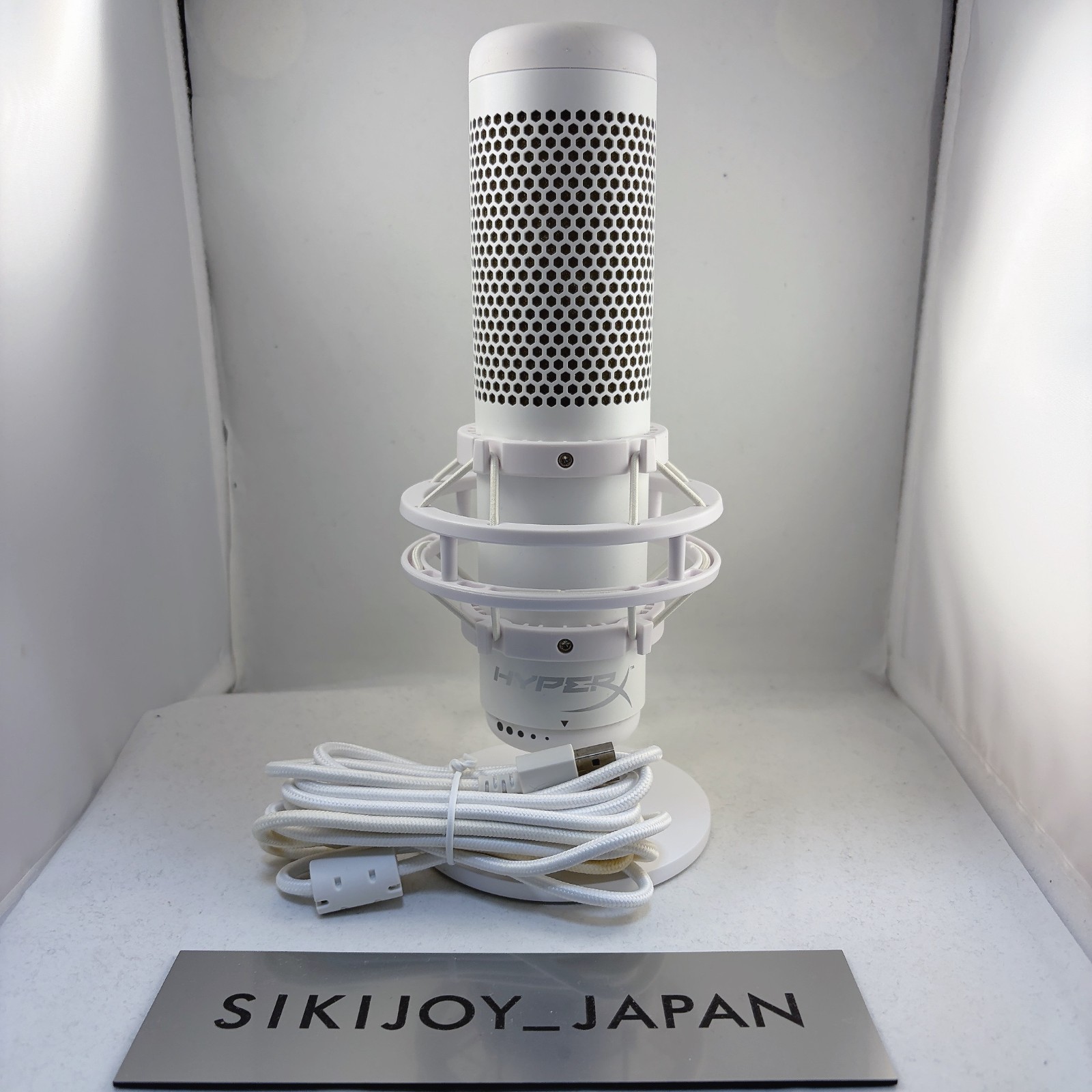 HyperX QuadCast S Standalone Microphone RGB Lighting White 519P0AA from Japan