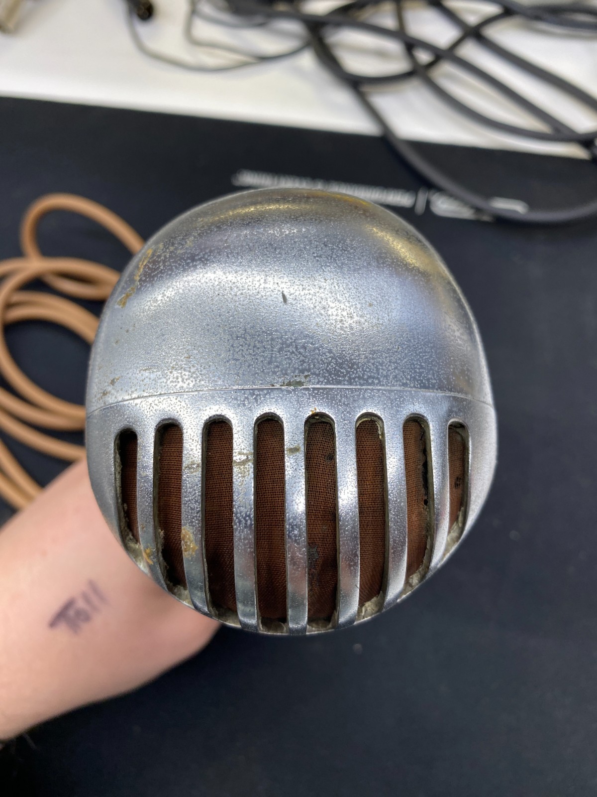 Shure 556S Unidyne Dynamic Microphone 55 55S Vintage Mic as-is