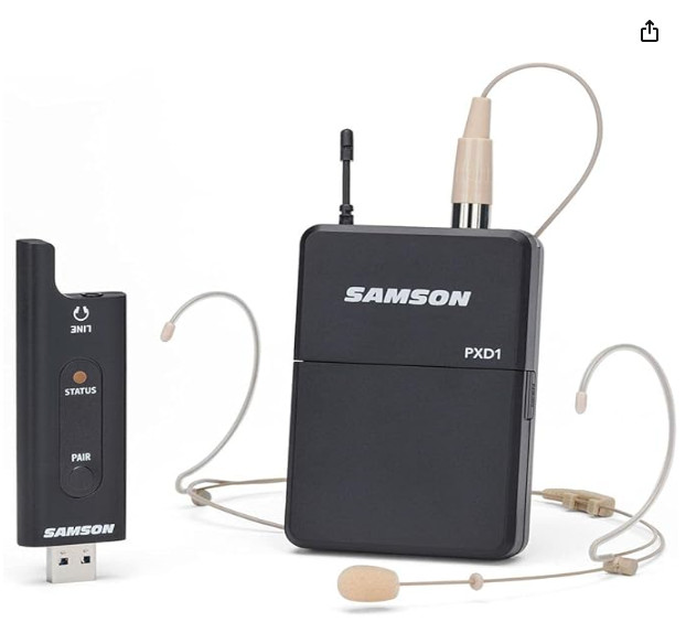 SAMSON XPD2 Headset USB Digital Wireless System (SWXPD2BDE5)