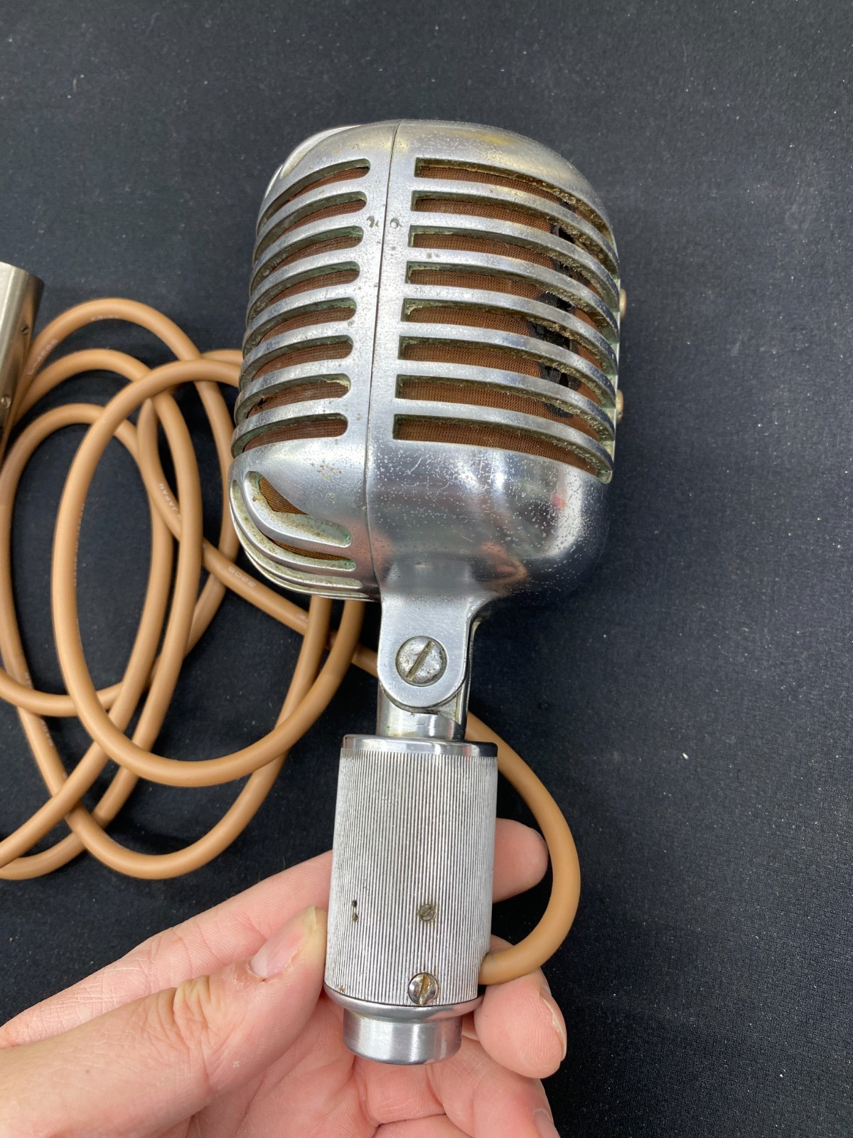 Shure 556S Unidyne Dynamic Microphone 55 55S Vintage Mic as-is