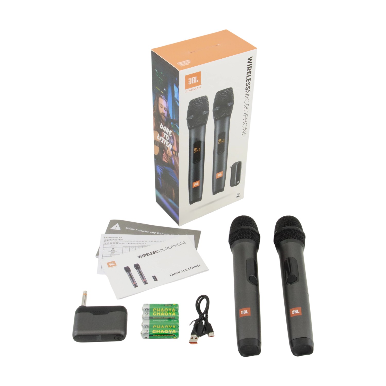 WIRELESSMICAM 2 Wireless Dynamic Microphones With Dual-Channel Receiver US