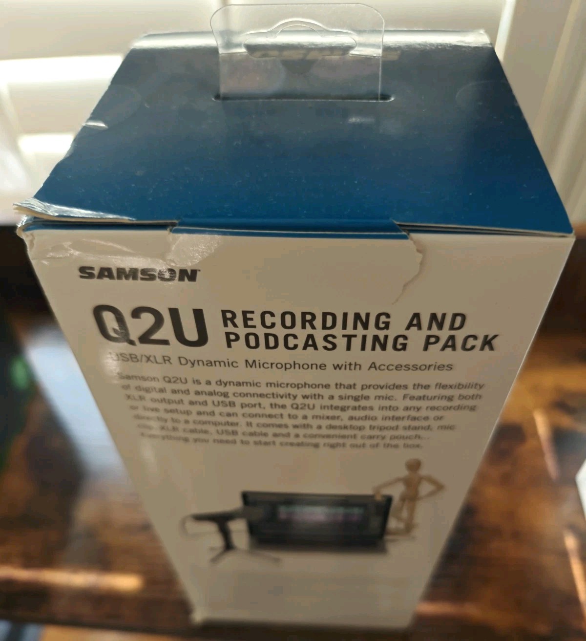 Samson Q2U Microphone Recording and Podcasting Pack (Micro USB B and XLR)