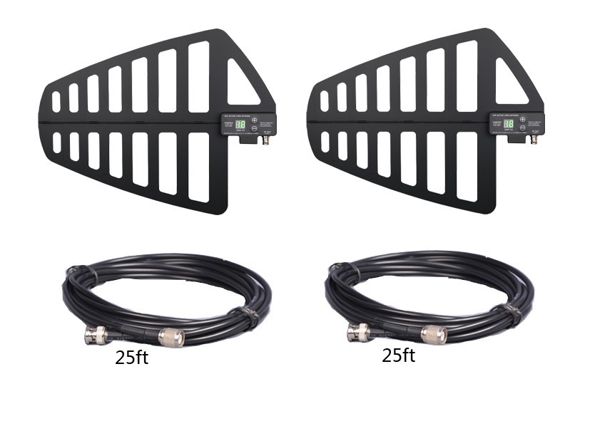 ACTIVE DIRECTIONAL UHF ANTENNA FOR WIRELESS MICROPHONE