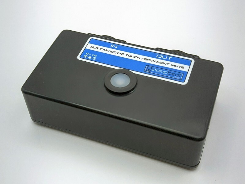 CAPACITIVE TOUCH XLR PERMANENT MUTE POPLESS DESKTOP SWITCH WITH BI-COLOUR LED