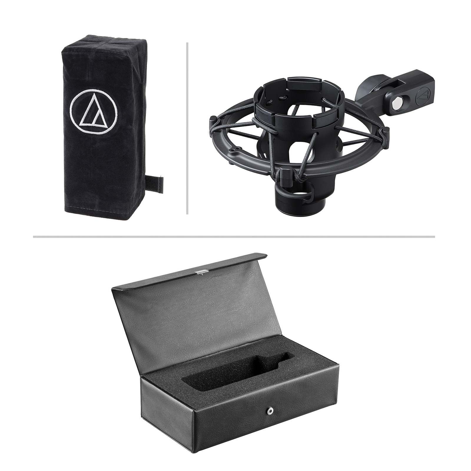 Audio Technica AT4033A Condenser Microphone Mic+Shockmount+Dust Cover+Case