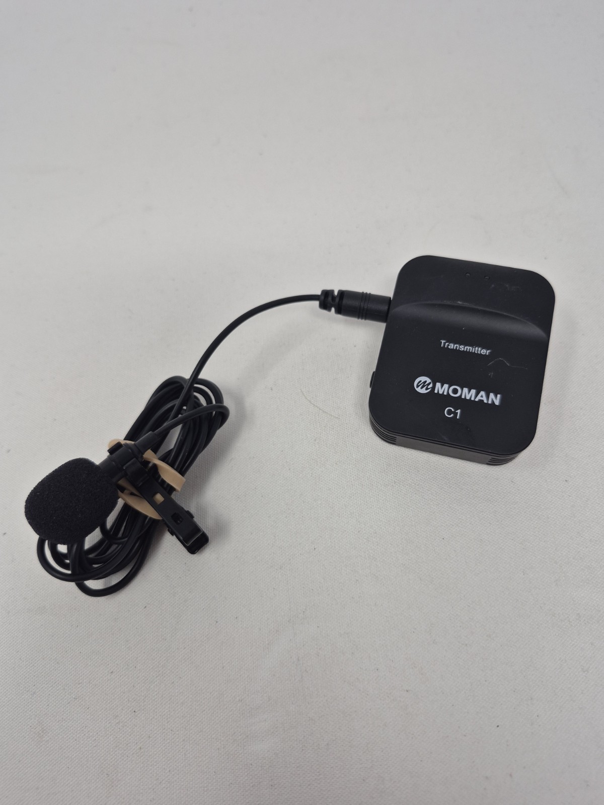 Wireless Moman C1 Transmitter Lavalier Microphone System – Transmitter ONLY