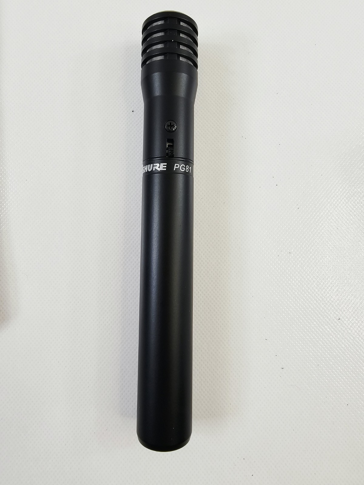 Shure PG81 Cardioid Condenser Microphone w/ Stand Attachment & Bag