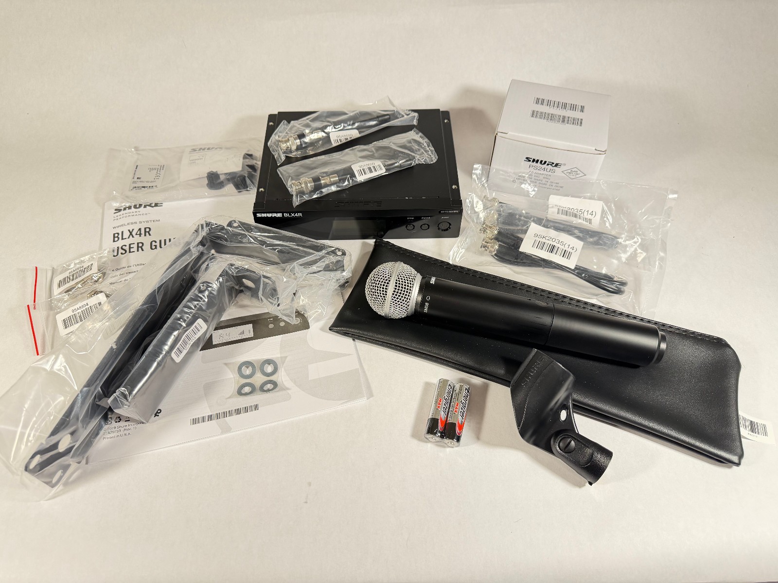 Shure BLX24R-SM58 Wireless Handheld Microphone & Receiver – H9 Band