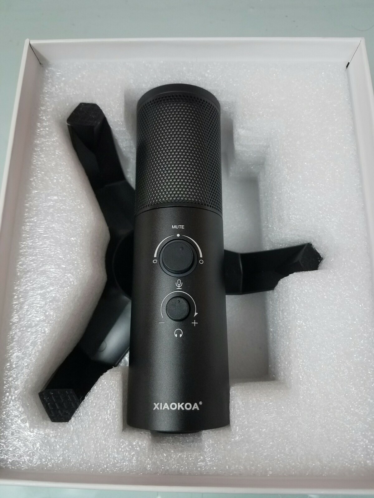 USB RGB Gaming Microphone Streaming Mic for PC,PS4,MAC,Zero Latency Monitoring..