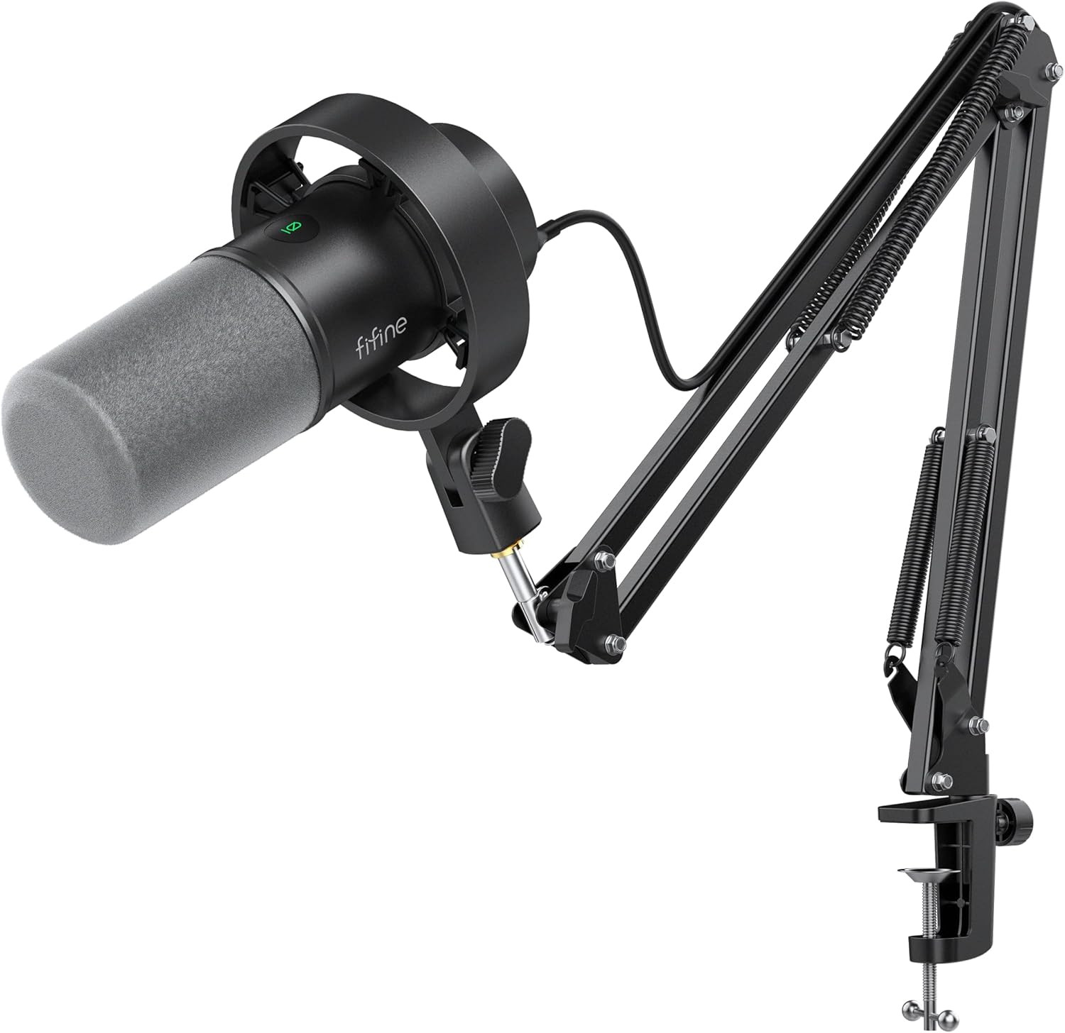 K688 Podcast Microphone Kit, USB/XLR Dynamic Microphone with Boom Arm for PC/XLR