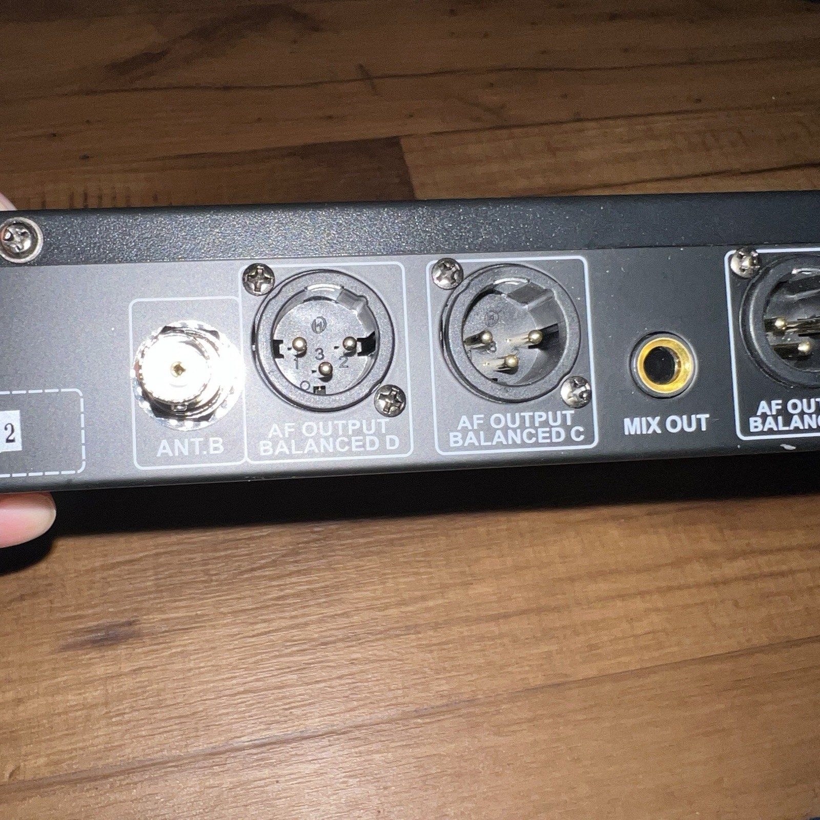 Phenyx Pro PTU-5000 4 Channel UHF Wireless Microphone Receiver Only UNTESTED