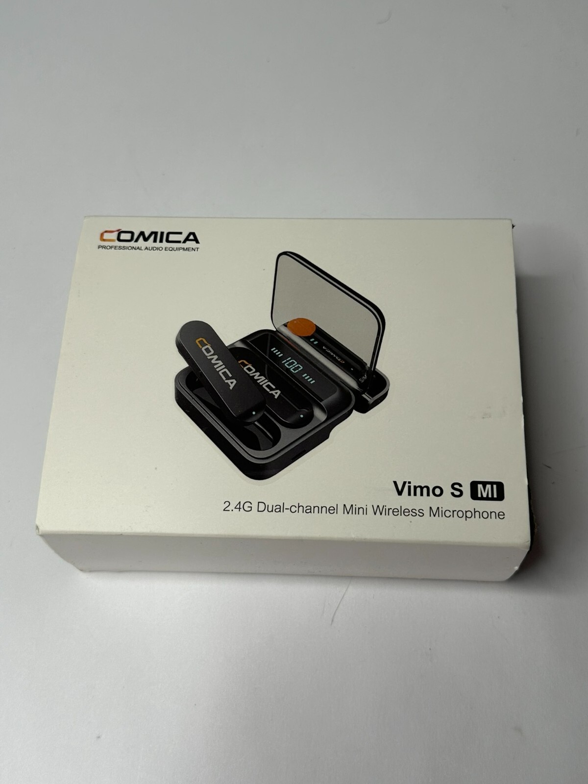 Comica Vimo S USB Wireless Microphone for Smartphone, 5HR Battery Life, Monit…