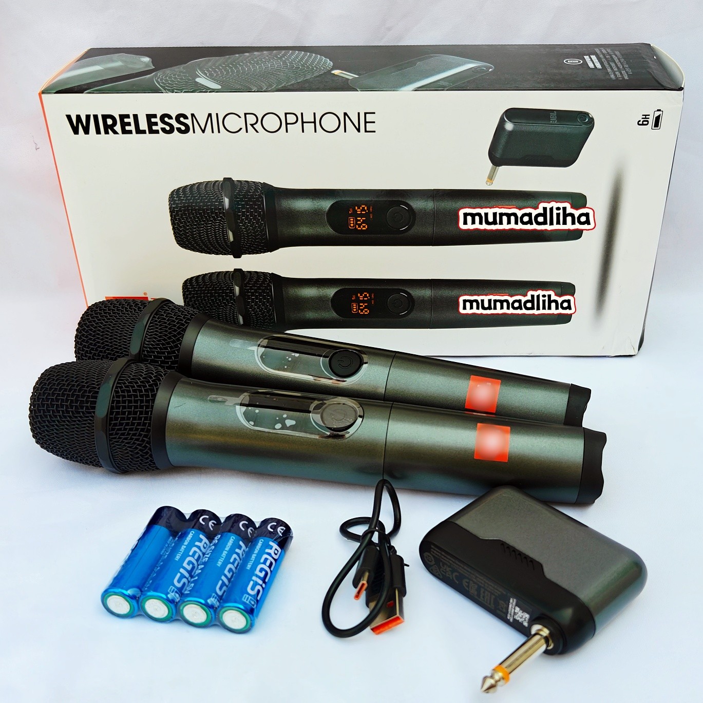 NEW WIRELESSMICAM 2 Wireless Dynamic Microphones With Dual-Channel Receiver