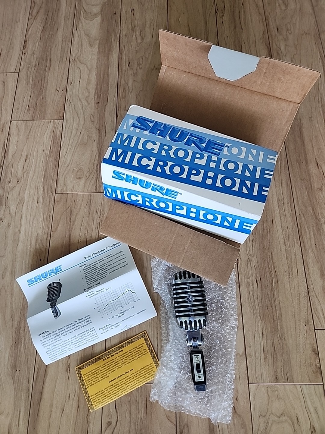 Retro Vintage Shure 55SH Series II Unidyne II Dynamic Vocal Microphone NEW