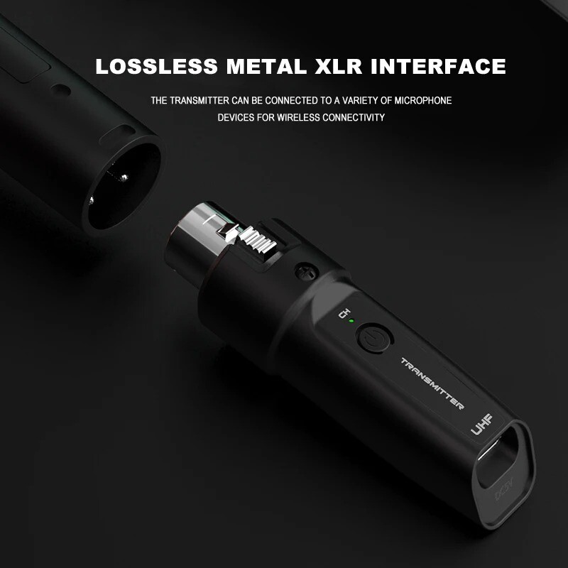 Wired to Wireless Microphone System Converter Transmitter Receiver New