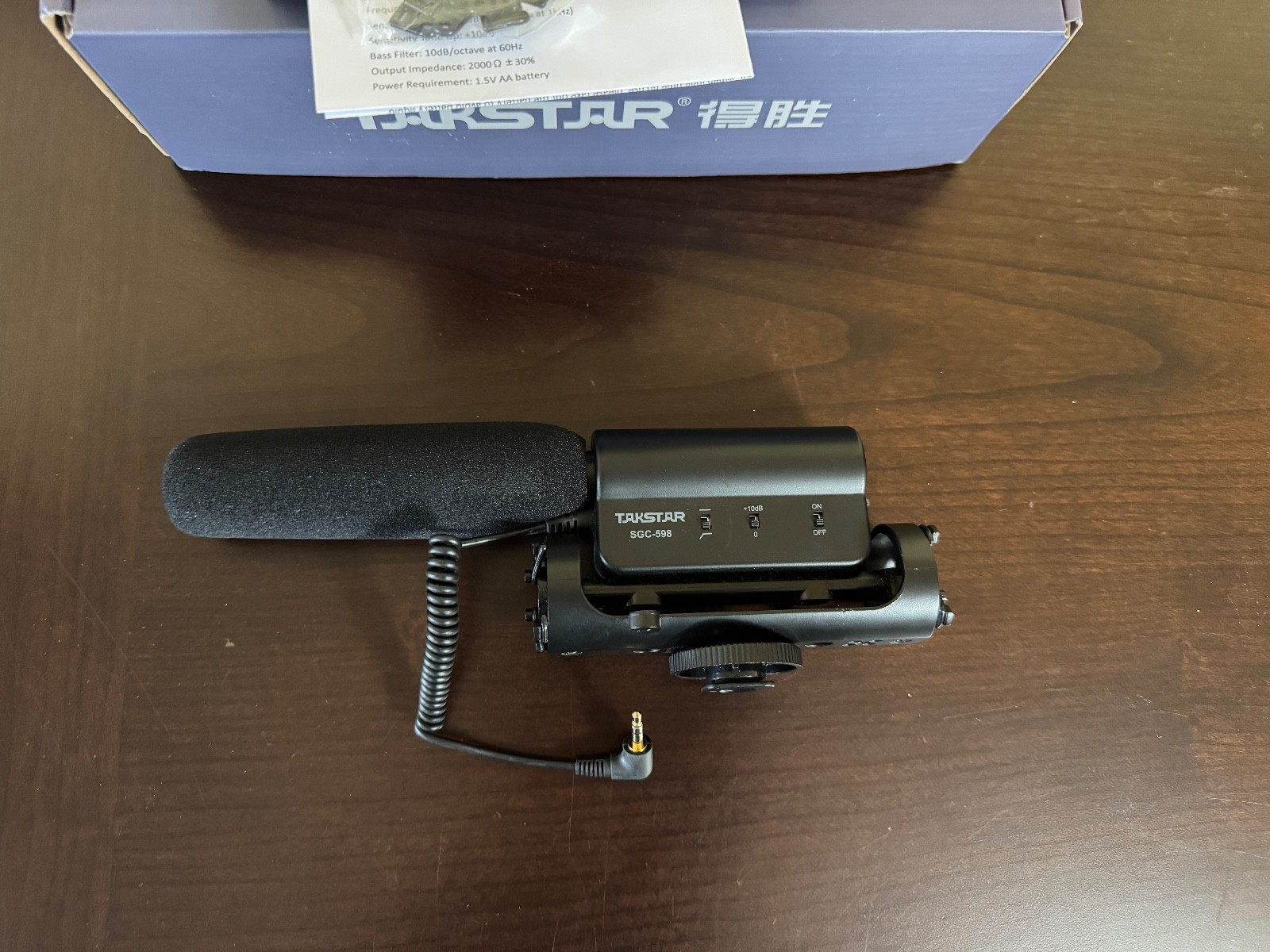 Takstar SGC-598 Shotgun Video Microphone Camera Interview Recording Mic DSLR