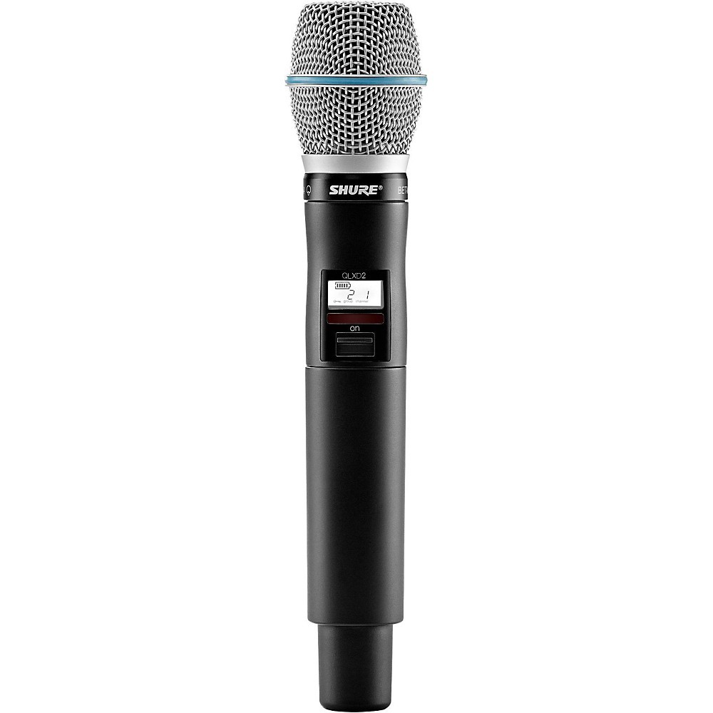 Shure QLXD2BETA87C Handheld Wireless Microphone Band X52 Refurbished