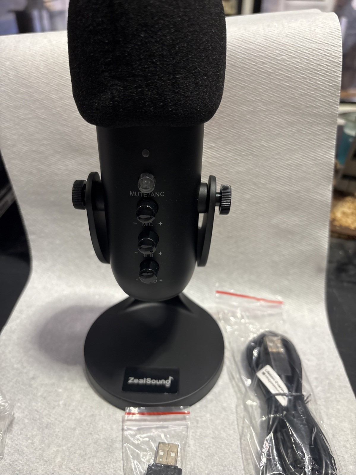 Podcast Wireless Microphone Noise Cancellation USB Mic