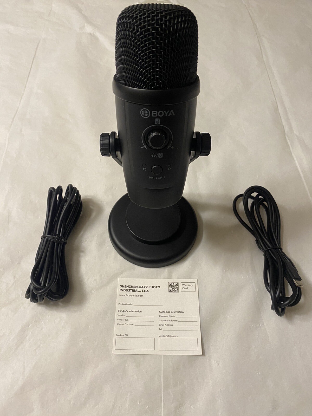 Boya BY-PM500 Type C USB Microphone Cardioid Condenser Studio Mic for Smartphone