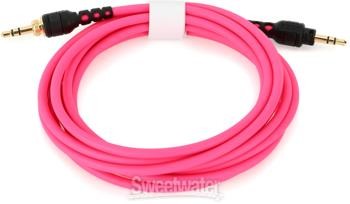 Rode Rode NTH-100 3.5mm to 3.5mm TRS Cable – 7.9-foot, Pink