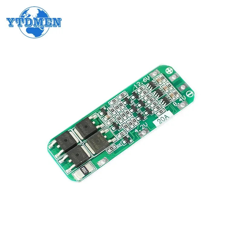 1PCS 3S 20A 18650 BMS 12.6V Li-ion Protection Board for Drill Batteries Lipos