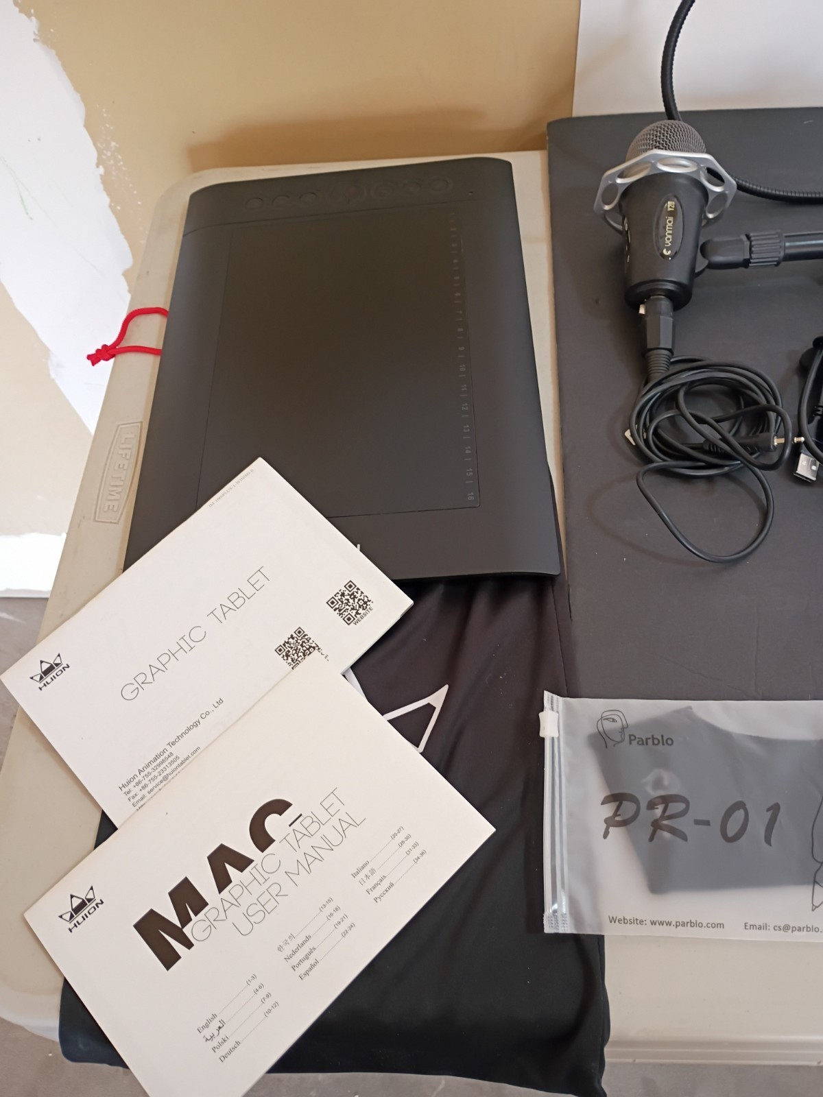 Podcast Equipment Bundle With Graphic Tablets.